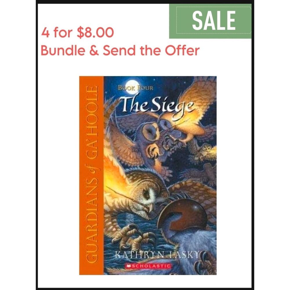 The Siege Guardians of Ga'Hoole Book Kids Teen Young Adult Summer Read